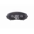 HELLA 8DB 355 012-351 - Jeu de 4 plaquettes de frein avant