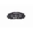 HELLA 8DB 355 012-361 - Jeu de 4 plaquettes de frein avant