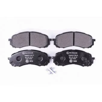 Jeu de 4 plaquettes de frein avant HELLA OEM 26296FG000