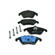 HELLA 8DB 355 012-621 - Jeu de 4 plaquettes de frein avant