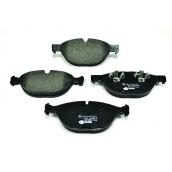 Jeu de 4 plaquettes de frein avant HELLA OEM 34116791514