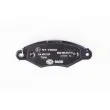 HELLA 8DB 355 012-711 - Jeu de 4 plaquettes de frein avant