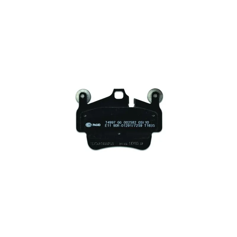 Jeu de 4 plaquettes de frein avant HELLA 8DB 355 012-721 - Visuel 2