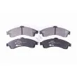 HELLA 8DB 355 012-811 - Jeu de 4 plaquettes de frein avant