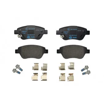 Jeu de 4 plaquettes de frein avant HELLA OEM 93167073