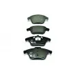 HELLA 8DB 355 012-891 - Jeu de 4 plaquettes de frein avant