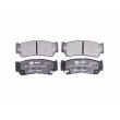 HELLA 8DB 355 013-081 - Jeu de 4 plaquettes de frein arrière