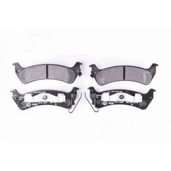 Jeu de 4 plaquettes de frein arrière HELLA OEM 04796344