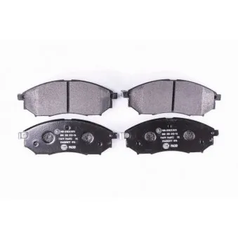 Jeu de 4 plaquettes de frein avant HELLA OEM 41060CC090