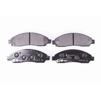 Jeu de 4 plaquettes de frein avant HELLA OEM 8973186750