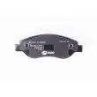 HELLA 8DB 355 013-401 - Jeu de 4 plaquettes de frein avant