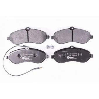 Jeu de 4 plaquettes de frein avant HELLA OEM 9467548988