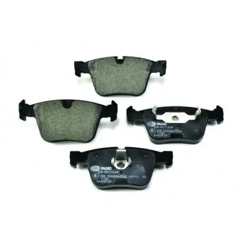 Jeu de 4 plaquettes de frein arrière HELLA 8DB 355 013-641 pour MERCEDES-BENZ CLASSE S S 65 AMG - 612cv