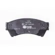 HELLA 8DB 355 013-701 - Jeu de 4 plaquettes de frein avant