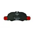 HELLA 8DB 355 013-801 - Jeu de 4 plaquettes de frein avant