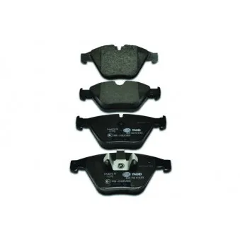 Jeu de 4 plaquettes de frein avant HELLA OEM 2288859