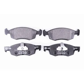 Jeu de 4 plaquettes de frein avant HELLA OEM 6001549803
