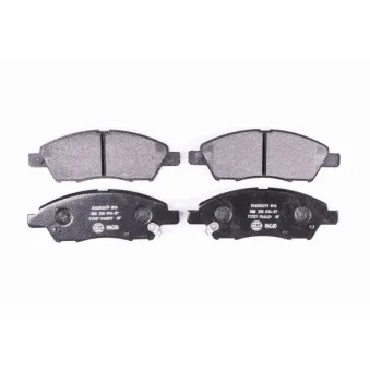 Jeu de 4 plaquettes de frein avant HELLA OEM 41060ed525
