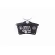 HELLA 8DB 355 014-081 - Jeu de 4 plaquettes de frein arrière
