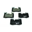 HELLA 8DB 355 014-111 - Jeu de 4 plaquettes de frein avant