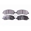 HELLA 8DB 355 014-131 - Jeu de 4 plaquettes de frein avant