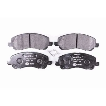 Jeu de 4 plaquettes de frein avant HELLA OEM 68035576AB