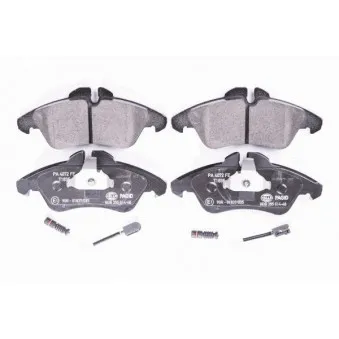 Jeu de 4 plaquettes de frein avant HELLA OEM 0084204220