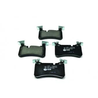 Jeu de 4 plaquettes de frein arrière HELLA OEM A0054202220