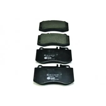 Jeu de 4 plaquettes de frein avant HELLA OEM A0074206420