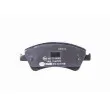 HELLA 8DB 355 014-881 - Jeu de 4 plaquettes de frein avant