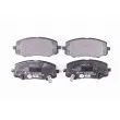 HELLA 8DB 355 014-901 - Jeu de 4 plaquettes de frein avant