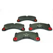 HELLA 8DB 355 015-131 - Jeu de 4 plaquettes de frein avant