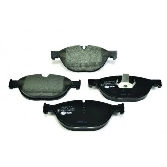 Jeu de 4 plaquettes de frein avant HELLA OEM 6775322