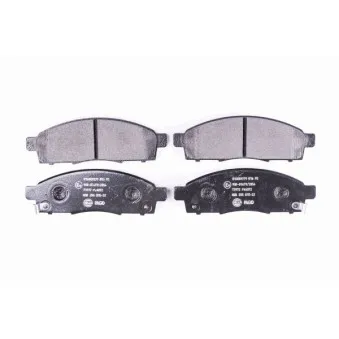 Jeu de 4 plaquettes de frein avant HELLA OEM D1060JX00B