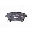 HELLA 8DB 355 015-331 - Jeu de 4 plaquettes de frein avant