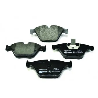 Jeu de 4 plaquettes de frein avant HELLA OEM 34116763089
