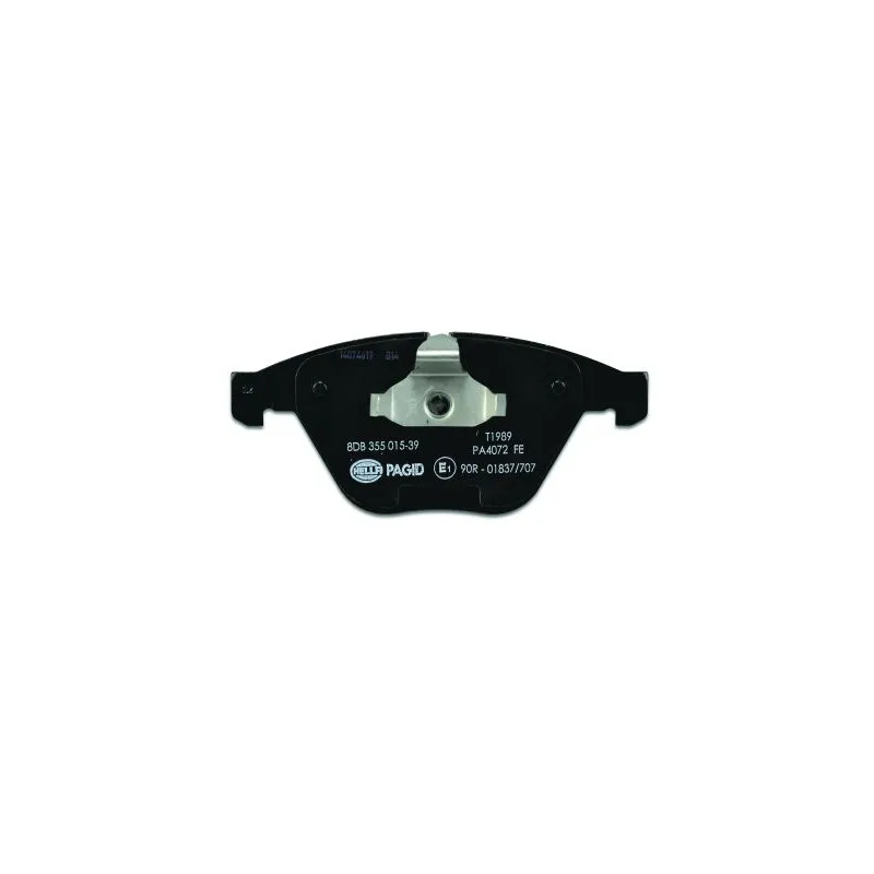 Jeu de 4 plaquettes de frein avant HELLA 8DB 355 015-391 - Visuel 2