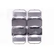 HELLA 8DB 355 015-481 - Jeu de 4 plaquettes de frein avant