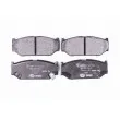 HELLA 8DB 355 015-751 - Jeu de 4 plaquettes de frein avant