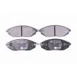 HELLA 8DB 355 015-771 - Jeu de 4 plaquettes de frein avant