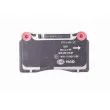 HELLA 8DB 355 015-891 - Jeu de 4 plaquettes de frein avant