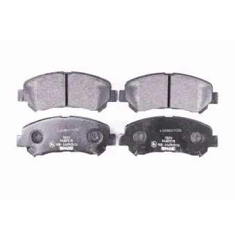 Jeu de 4 plaquettes de frein avant HELLA OEM D10609N50A