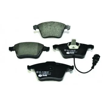 Jeu de 4 plaquettes de frein avant HELLA OEM 8J0698151A