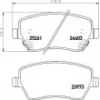 HELLA 8DB 355 015-981 - Jeu de 4 plaquettes de frein avant