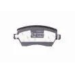 HELLA 8DB 355 015-981 - Jeu de 4 plaquettes de frein avant