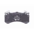 HELLA 8DB 355 015-991 - Jeu de 4 plaquettes de frein avant