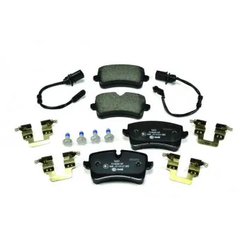 Jeu de 4 plaquettes de frein arrière HELLA OEM 4H0698451C