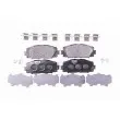 Jeu de 4 plaquettes de frein avant HELLA [8DB 355 016-191]