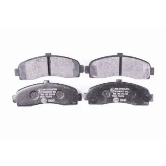 Jeu de 4 plaquettes de frein avant HELLA OEM 410606F626