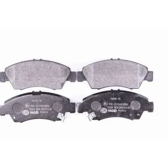 Jeu de 4 plaquettes de frein avant HELLA OEM 45022SAA900